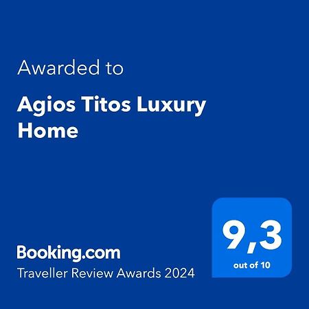Agios Titos Luxury Home Kandiye Dış mekan fotoğraf